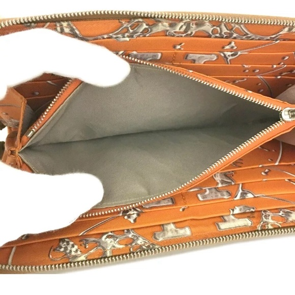 HERMES Azap Silk In Veau Epsom Leather Zip Around Long Wallet - Picture 5 of 7